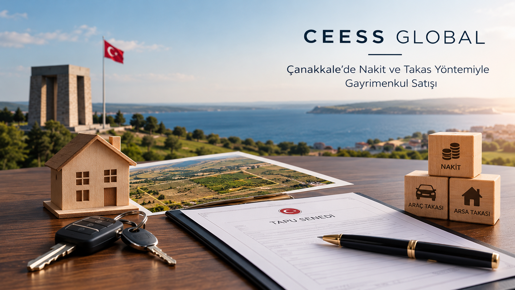 CEESS Global’den Çanakkale’de Nakit ve Takas Yöntemiyle Gayrimenkul Satışı