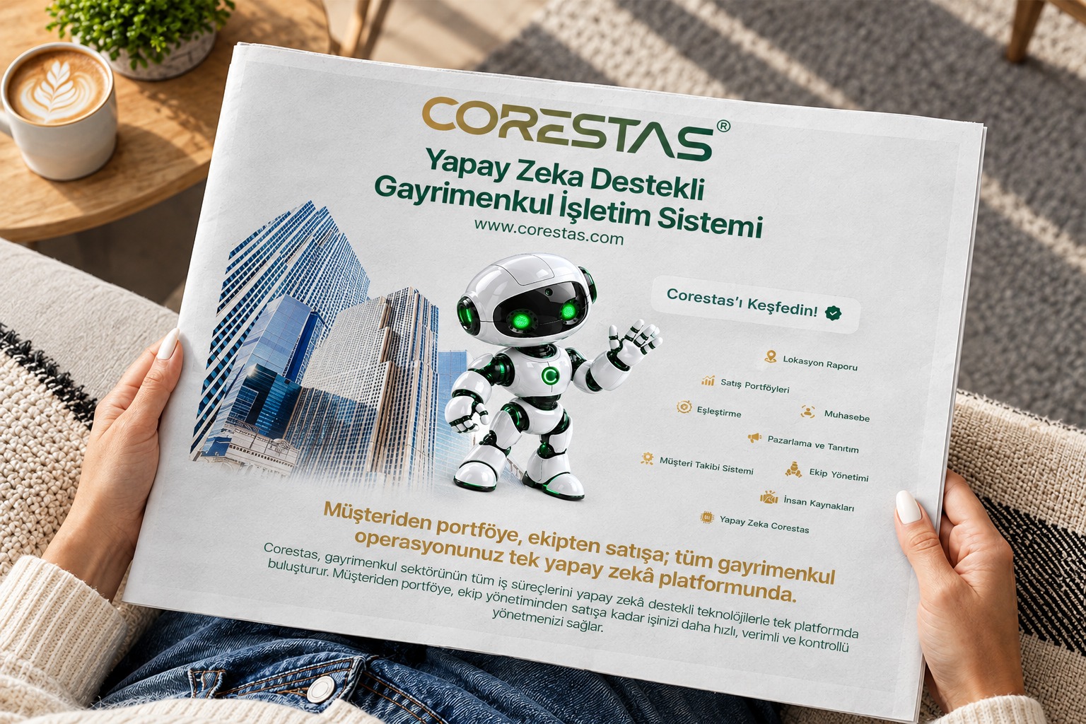 Corestas – Yapay Zekâ Destekli Gayrimenkul İşletim Sistemi