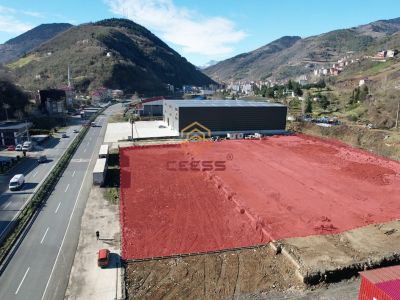 MAÇKA BAHÇEKAYA SANAYİ BÖLGESİ'NDE 8000 M2 SATILIK ARSA